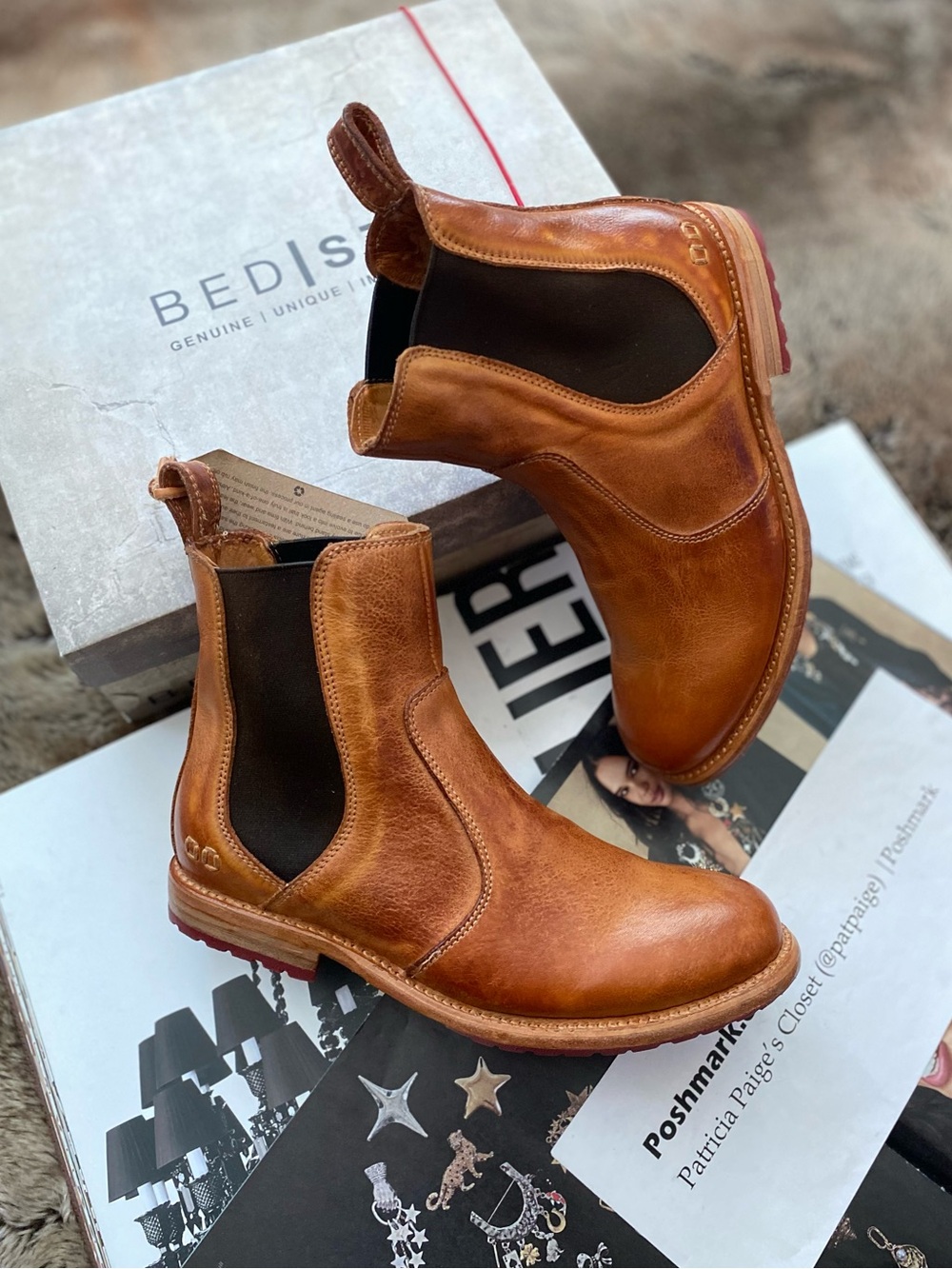 Bed Stu Nandi Leather Ankle Boots